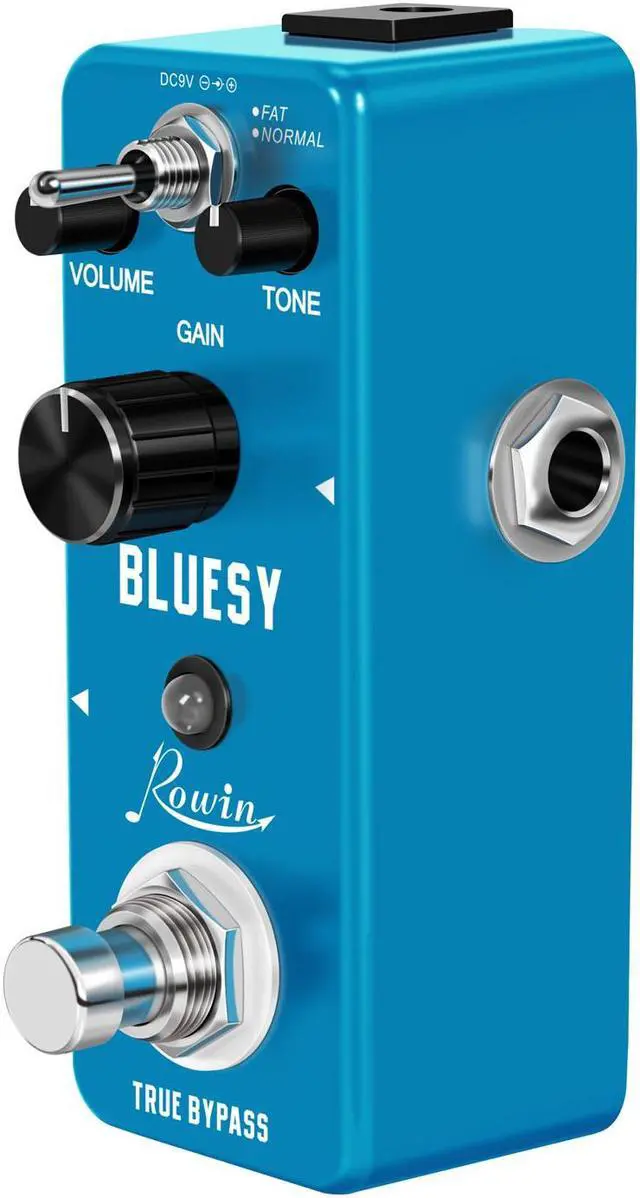 Alt view image 4 of 5 - Rowin LEF-321 Bluesy Blues Overdrive Guitar Effect Pedal Aluminum Alloy Shell True Bypass Guitar Parts & Accessories