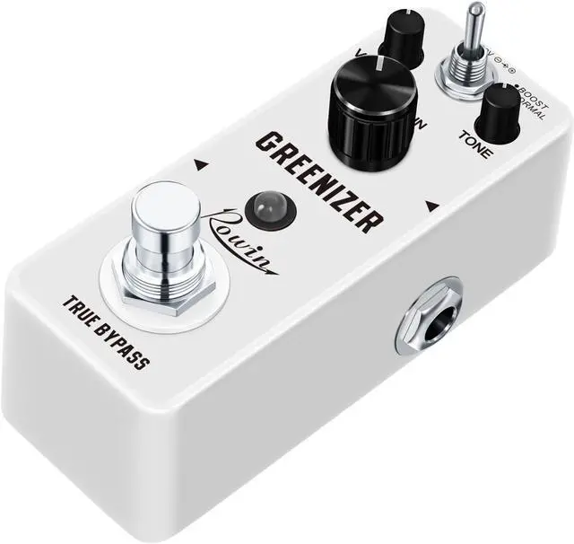 Alt view image 2 of 5 - Rowin LEF-323 Greenizer Guitar Overdrive Effect Pedal TS808 Tube Screamer Clone True Bypass Full Metal Case
