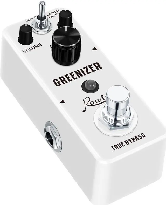Alt view image 3 of 5 - Rowin LEF-323 Greenizer Guitar Overdrive Effect Pedal TS808 Tube Screamer Clone True Bypass Full Metal Case