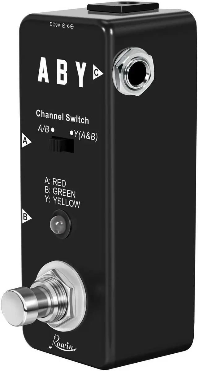 Alt view image 4 of 5 - Rowin LEF-330 ABY Switcher Box Guitar Pedal ABY Line Selector Audio Channel Swith Combine Effect Pedal Guitar Accessories True Bypass