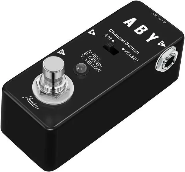 Alt view image 2 of 5 - Rowin LEF-330 ABY Switcher Box Guitar Pedal ABY Line Selector Audio Channel Swith Combine Effect Pedal Guitar Accessories True Bypass