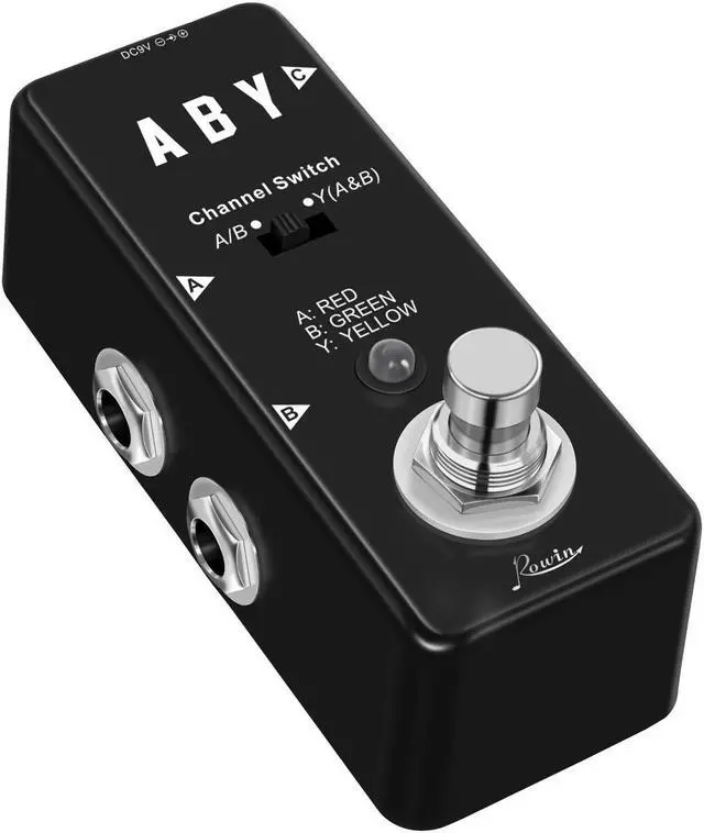 Alt view image 3 of 5 - Rowin LEF-330 ABY Switcher Box Guitar Pedal ABY Line Selector Audio Channel Swith Combine Effect Pedal Guitar Accessories True Bypass