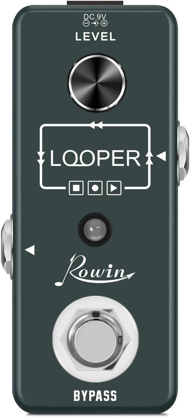 Main image of Rowin LEF-332 Guitar Looper Pedal Digital Looper Effect Pedals For Electric Guitar Bass 10 Min Recording Time True Bypass