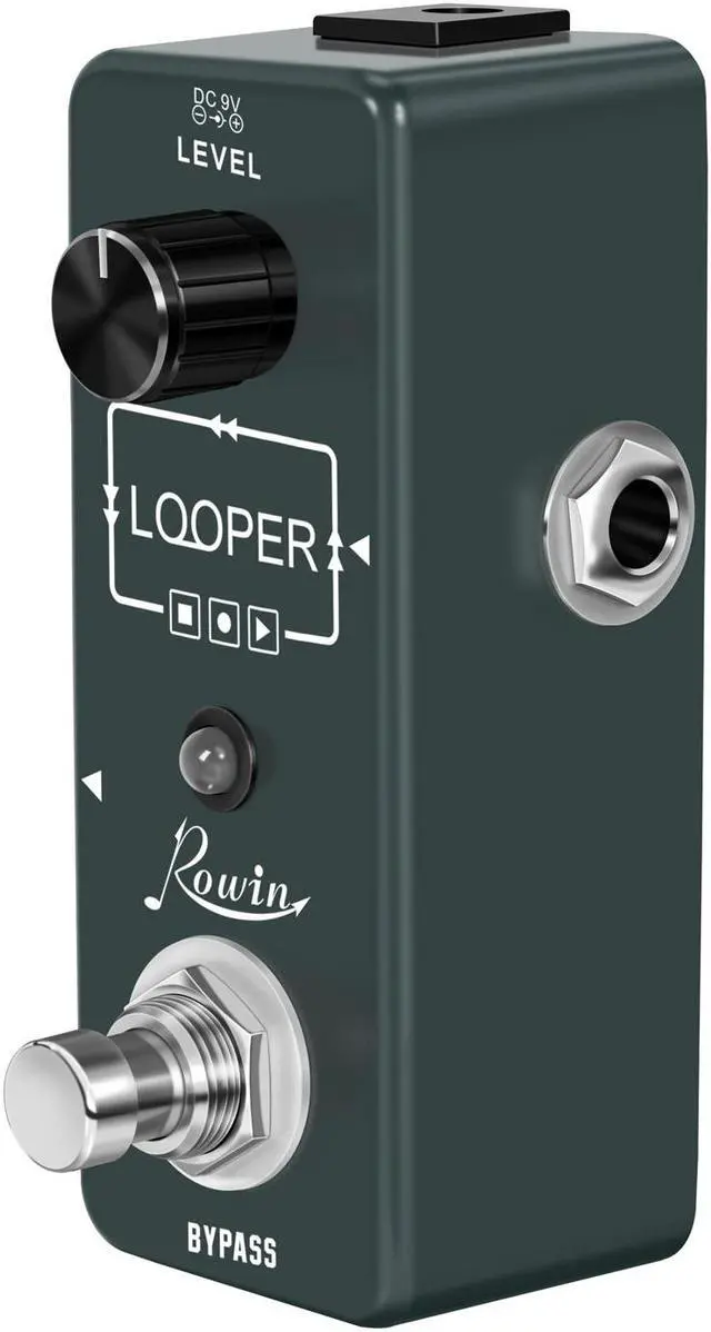 Alt view image 4 of 5 - Rowin LEF-332 Guitar Looper Pedal Digital Looper Effect Pedals For Electric Guitar Bass 10 Min Recording Time True Bypass
