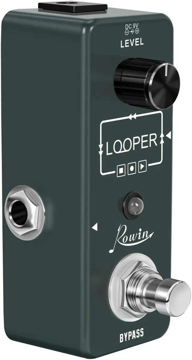 Alt view image 5 of 5 - Rowin LEF-332 Guitar Looper Pedal Digital Looper Effect Pedals For Electric Guitar Bass 10 Min Recording Time True Bypass