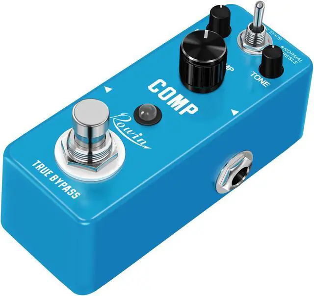 Alt view image 2 of 5 - Rowin LEF-333 Guitar Compressor Pedal Analog Comp Effect Pedals For Electric Guitar Classic Studio Grade Compressors True Bypass