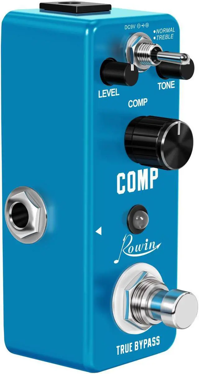 Alt view image 5 of 5 - Rowin LEF-333 Guitar Compressor Pedal Analog Comp Effect Pedals For Electric Guitar Classic Studio Grade Compressors True Bypass