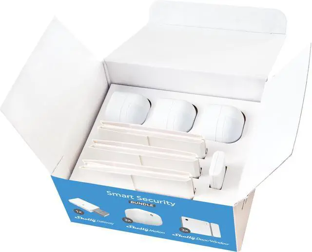 Alt view image 2 of 6 - Shelly Smart Security Bundle | Smart Security Package | Bluetooth Devices | Home Automation | iOS Android App | Bluetooth Gateway Required | Customized Alarm Zones | Automation Scenarios