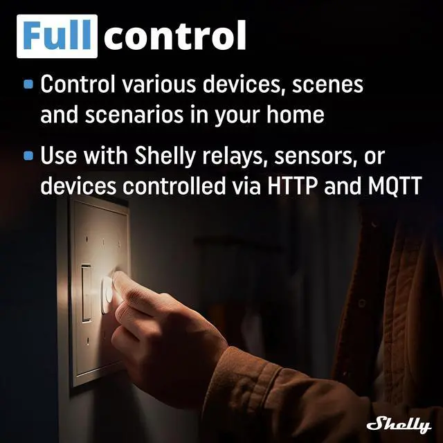 Alt view image 7 of 7 - Shelly i4 Gen3 | WiFi & Bluetooth Smart 4-digital inputs controller of Shelly Relays | Remote Control | Compatible with Google Home & Alexa | iOS & Android App | No Hub | Multi-Click | Home Automation