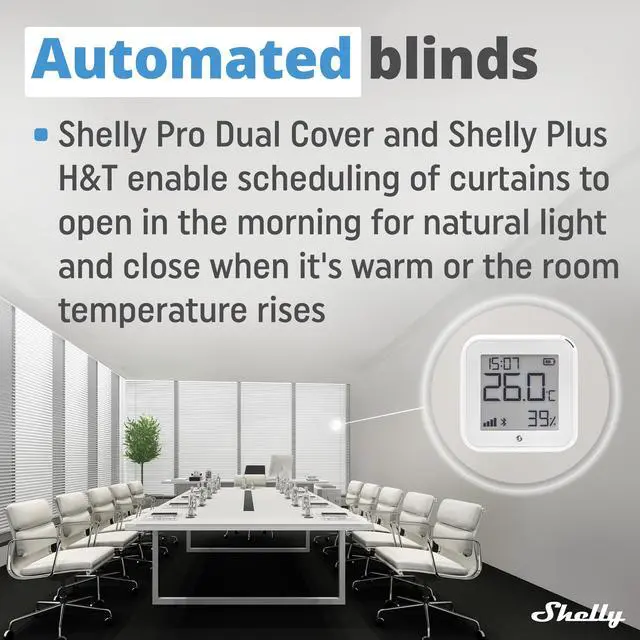 Alt view image 7 of 7 - Shelly Pro Dual Cover/Shutter PM | LAN, Wi-Fi and Bluetooth Connection | Professional DIN Rail Smart Dual Cover/Shutter Controller | 2x 16 A Covers | Precise Power Metering | Home Automation