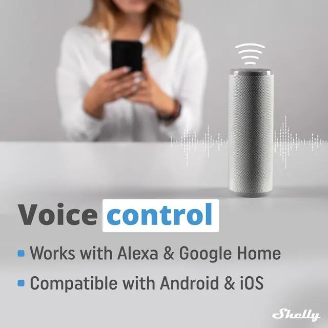 Alt view image 7 of 7 - Shelly Plus Plug US | WiFi & Bluetooth Operated Smart Plug with Power Measurement | Home Automation | Monitor Appliances  iOS & Android App | Compatible with Google Home and Alexa
