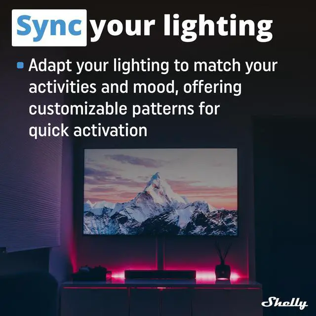 Alt view image 7 of 7 - Shelly Plus RGBW PM | WiFi & Bluetooth Smart Remote Control for RGBW | Power Metering  | No Hub required | Compatible with Google Home & Alexa | iOS & Android App | Home Automation
