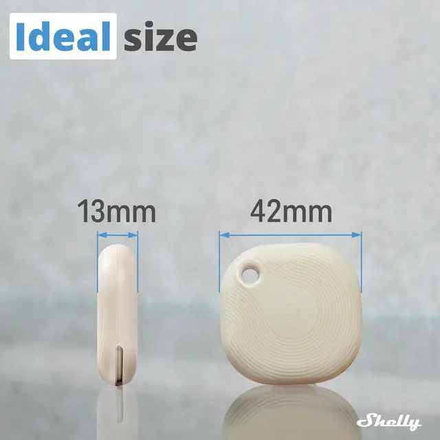 Alt view image 2 of 7 - Shelly Blu Button Tough | Bluetooth-Operated Multi-Click Action and Scenes Activation Button | Versatile Control | IP54 Waterproof | Broad Range | Home Automation | Ivory