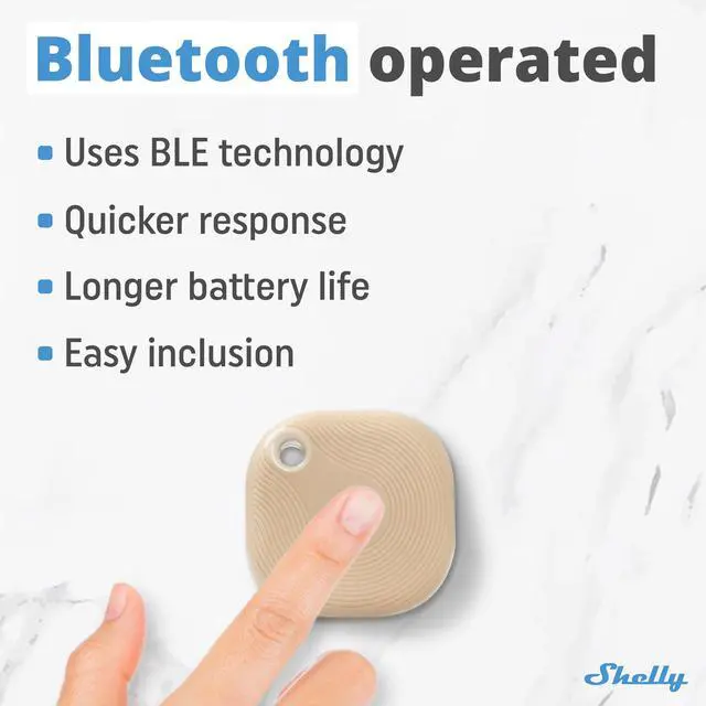 Alt view image 5 of 7 - Shelly Blu Button Tough | Bluetooth-Operated Multi-Click Action and Scenes Activation Button | Versatile Control | IP54 Waterproof | Broad Range | Home Automation |Mocha