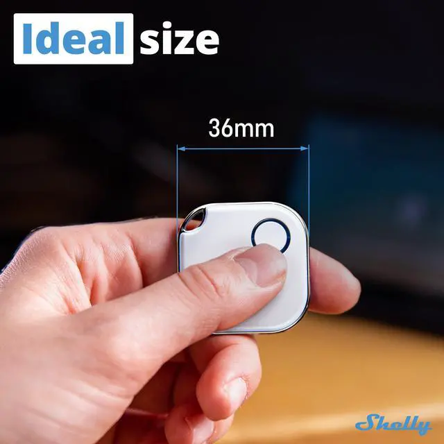 Alt view image 6 of 7 - Shelly BLU Button1 | Bluetooth-Operated Action and Scenes Activation Button | iOS Android App | No Hub Required | Long Battery Life | LED Indication | Buzzer | Broad Range | Home Automation | White