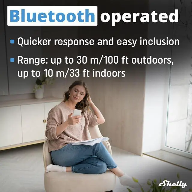 Alt view image 4 of 7 - Shelly BLU RC Button 4 | Smart four-button Bluetooth remote control interface | Scenes Activation | Magnetic Holder | Easy Control | Google Home & Alexa Compatibility | Home Automation