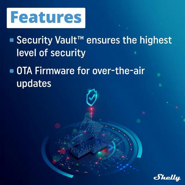 Alt view image 2 of 7 - Shelly Wave 1 LR UL | Z-Wave Long Range Smart Switch Relay, 1-Channel 15A Dry Contact | Low Power Consumption | Compatible with iOS & Android App | Home Automation