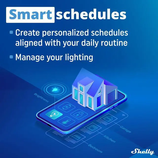 Alt view image 6 of 7 - Shelly Wave 2PM LR UL | Z-Wave Long Range Smart Switch Relay, 2-Channel 16 A with Power Metering | Compatible with iOS & Android App | Home Automation