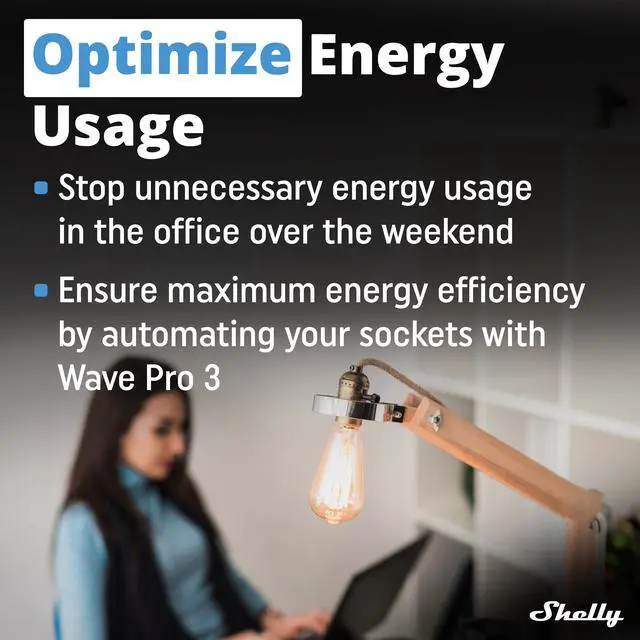 Alt view image 4 of 7 - Shelly Wave Pro 3 US LR | Z-wave Long Range 3-Channel Smart Switch | 16A | Dry Contacts | DIN-mountable | Home & Facility Automation