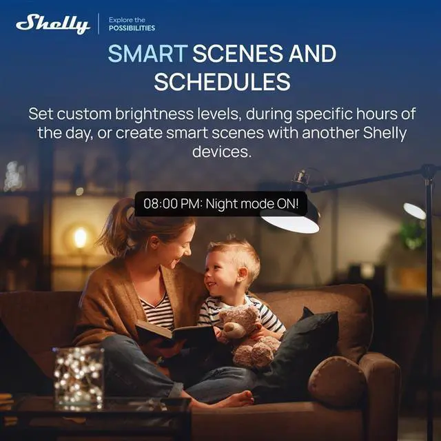 Alt view image 7 of 7 - Shelly Dimmer Gen4 US |Smart Dimming Controller | No neutral wire needed | Compatible with Alexa, Google Home, Smart Things