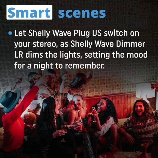 Alt view image 5 of 7 - Shelly Wave Plug US LR Z-Wave Smart Plug, 15A/1800W, Power Metering, Z-Wave Long Range, SmartStart, S2 Security, White