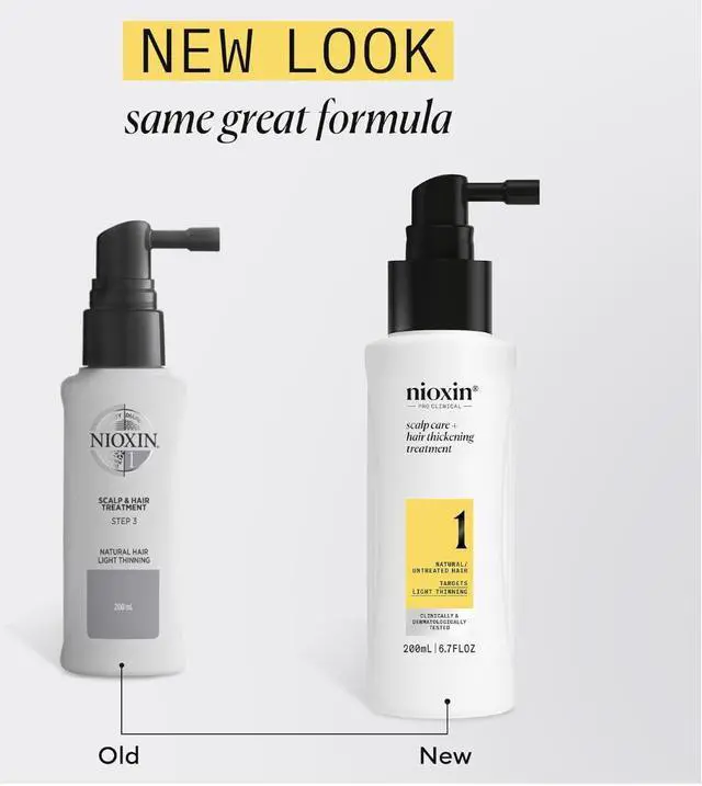 Main image of Nioxin System 1 Scalp & Hair Treatment, Natural Hair with Light Thinning, 6.76 oz