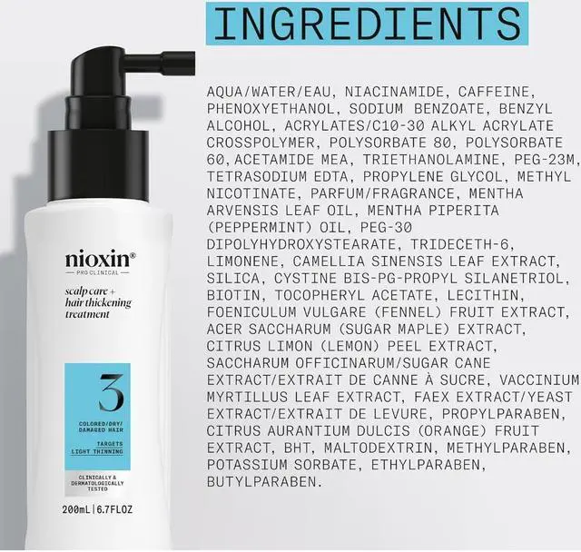 Alt view image 4 of 4 - Nioxin System 3 Scalp & Hair Treatment 6.76 oz