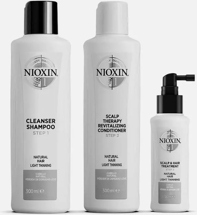 Alt view image 4 of 6 - Nioxin System 1 Kit 1 for Natural Hair with Normal to Light Thinning Hair, 3 Piece Set