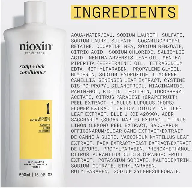 Alt view image 2 of 3 - Nioxin System 1 Therapy Conditioner For Natural Hair with Light Thinning, Various Sizes(Packaging May Vary)-33.8 oz