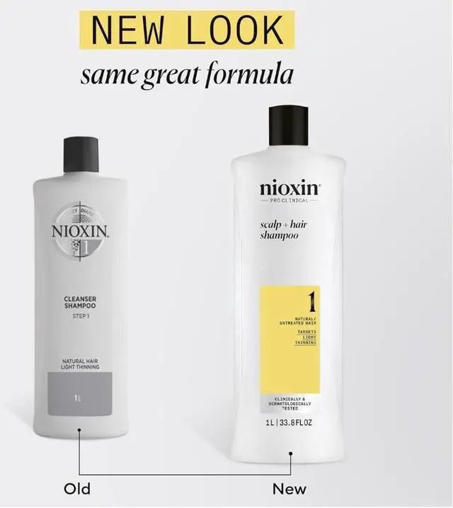 Alt view image 2 of 4 - Nioxin System 1 Shampoo & Conditioner Prepack, Natural Hair with Light Thinning, 33.8 fl oz (Packaging May Vary)
