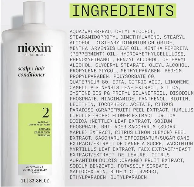 Alt view image 3 of 4 - Nioxin System 2 Scalp + Hair Thickening Conditioner 33.8 oz
