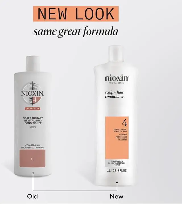 Alt view image 5 of 7 - Nioxin System 4 Cleanser Shampoo 33.8 oz and Scalp Therapy Conditioner 33.8oz Set