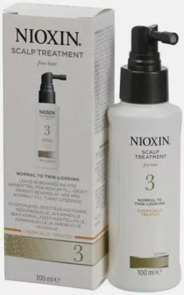Main image of Nioxin System 3 Scalp Hair Thickening Treatment- Serum for Damaged Hair with Light Thinning, 3.38 oz (Packaging May Vary)