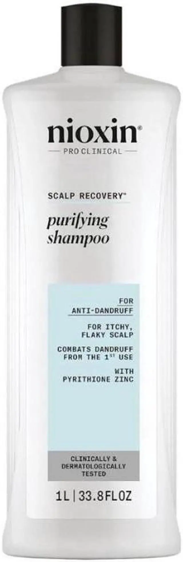 Alt view image 3 of 7 - Nioxin Scalp Recovery Purifying Shampoo and Moisturizing Conditioner Liter / 33.8 oz Duo