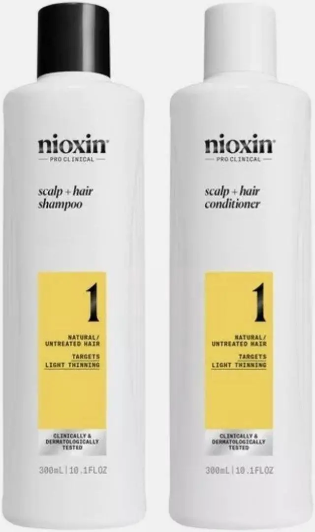 Main image of Nioxin System 1 Cleansing Shampoo and Conditioner 10.1 oz Set