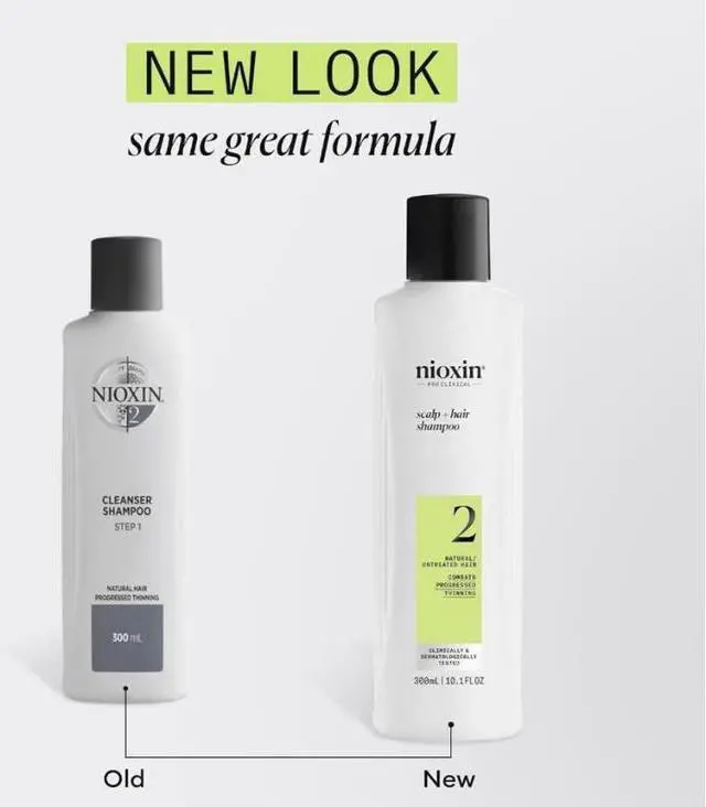 Alt view image 2 of 5 - Nioxin System 2 Shampoo and Conditioner 10.1 oz Set