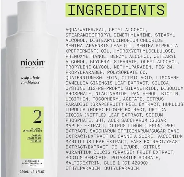 Alt view image 5 of 5 - Nioxin System 2 Shampoo and Conditioner 10.1 oz Set