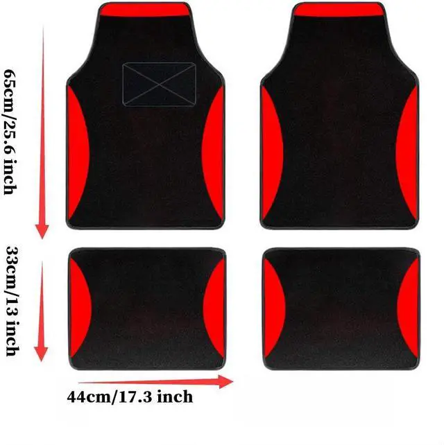 Alt view image 2 of 7 - Rugs Line Carpet Car Floor Mats Universal for Car Truck SUV Van sedans ,Fit All-Weather Waterproof Cargo Liners,4pcs