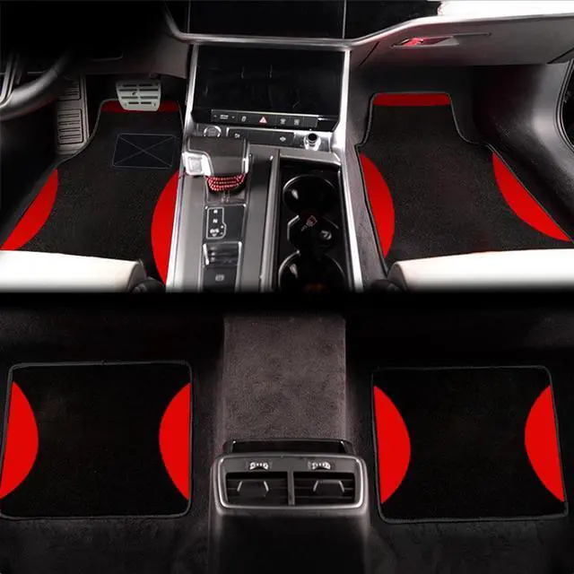 Alt view image 3 of 7 - Rugs Line Carpet Car Floor Mats Universal for Car Truck SUV Van sedans ,Fit All-Weather Waterproof Cargo Liners,4pcs