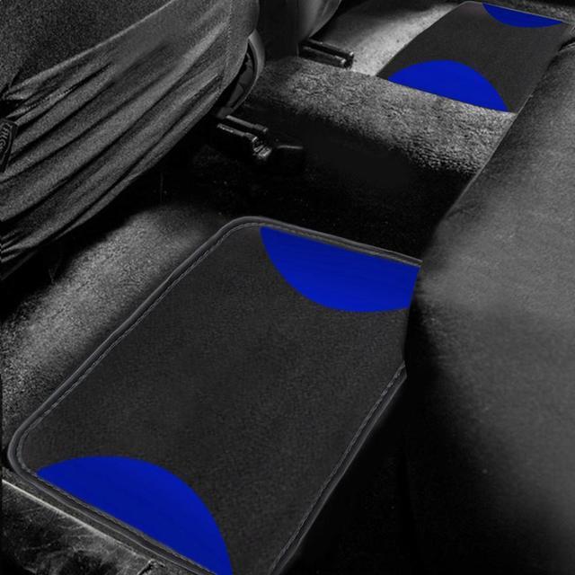 Alt view image 4 of 7 - Rugs Line Carpet Car Floor Mats Universal for Car Truck SUV Van sedans ,Fit All-Weather Waterproof Cargo Liners,4pcs Blue