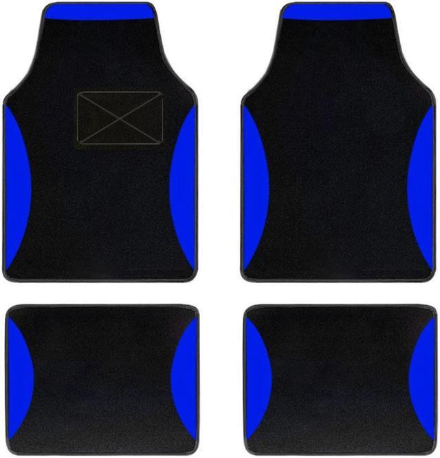 Main image of Rugs Line Carpet Car Floor Mats Universal for Car Truck SUV Van sedans ,Fit All-Weather Waterproof Cargo Liners,4pcs Blue