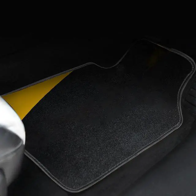 Alt view image 4 of 7 - Universal Line Rugs Fit All-Weather Heavy-Duty Carpet Floor Mats for SUV,Vans,sedan Truck Cars Waterproof Cargo Liners,4pcs Yellow