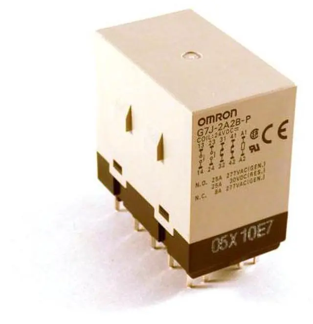 Main image of Omron 24VDC 4PST 25A 24V General Purpose Relay G7J-2A2B-P DC24