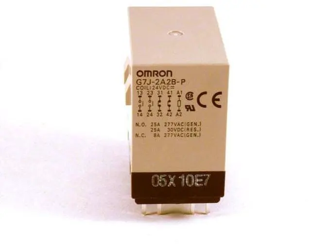 Alt view image 2 of 4 - Omron 24VDC 4PST 25A 24V General Purpose Relay G7J-2A2B-P DC24