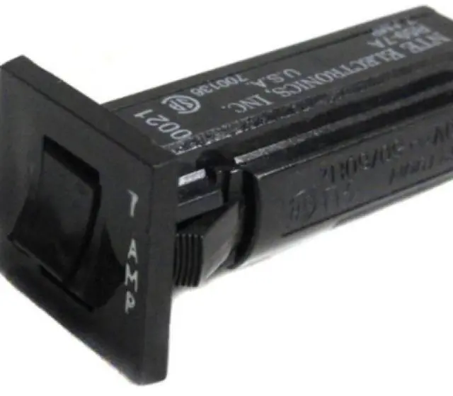 Alt view image 2 of 4 - NTE Electronics R59-7A 7 Amp 250 VAC 32 VDC Circuit Breaker CS2190N