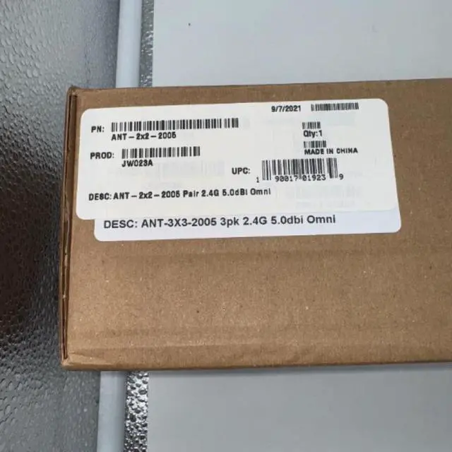 Alt view image 11 of 11 - Aruba Outdoor MIMO Antenna Kit Ant-2x2-2005 - 2.40 GHz to 2.50 GHz - 5 dBi - Wireless Data Network, Wireless Access Point, Outdoor - White - Direct/Pole Mount - Omni-directional - N-Type Connector