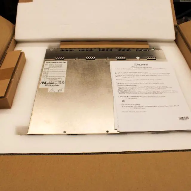Alt view image 2 of 4 - TDK-Lambda HFE2500-S1U-TB 1U Power Shelf for HFE2500 Series Rack Mount TB