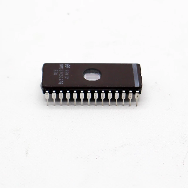 Main image of National Semiconductor NMC27C512AQ-250 CDIP-28 Ceramic EPROM Chip 512K 64Kx8K