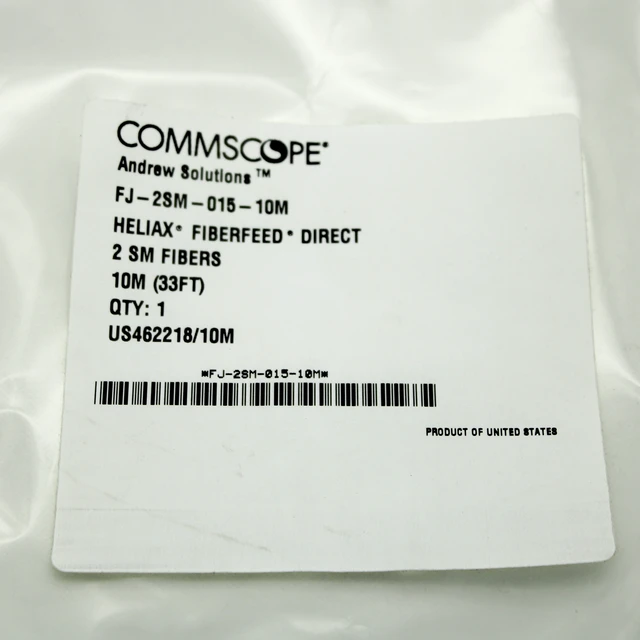 Main image of CommScope FJ-2SM-015-10M HELIAX FiberFeed 10m Singlemode DLC Fiber Cable