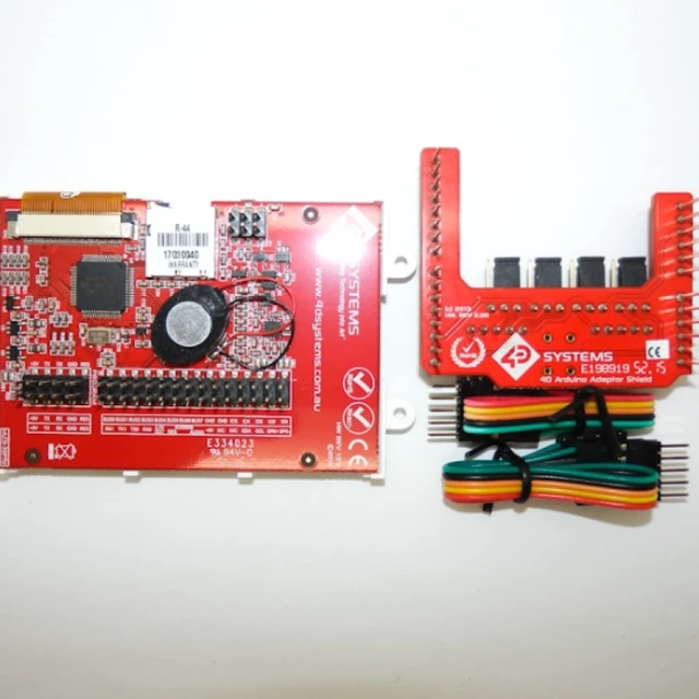 Alt view image 3 of 4 - 4D Systems Resistive Graphic LCD Display Kit ULCD-32PTU-AR